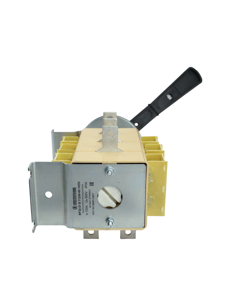 ВР32-31 В 71250-32 УХЛ3, 100А, съёмн.бок.смещён.рукоятка, 3п на 2 напр.,с камерами,IP32  (ЭТ)(Китай)