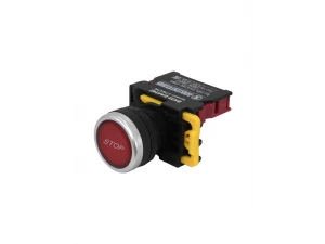 ВК22-EA4342-65У1, красный, с символом 'stop', 1НЗ, цилиндр, d22мм, IP65  (ЭТ)