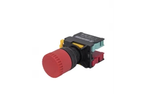 ВК22-ES445-65У1, красный, 1НО+1НЗ, гриб с фиксацией 30мм, d22мм, IP65  (ЭТ)