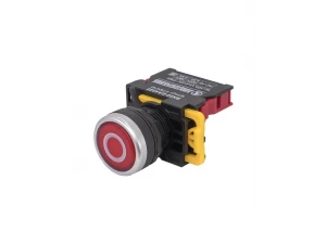 ВК22-EA4322-65У1, красный, с символом '○', 1НЗ, цилиндр, d22мм, IP65  (ЭТ)