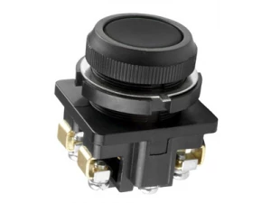 КЕ-011/3, черный, 2р, цилиндр, IP40, 10А, 660В, выключатель кнопочный  (ЭТ)