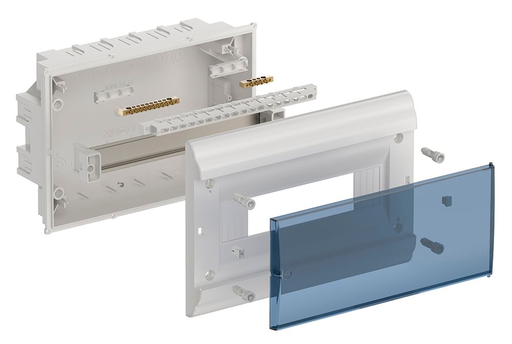PRIME Корпус пластиковый ЩРВ-П-12 модулей встраиваемый белый IP41 IEK