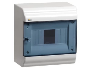 PRIME Корпус пластиковый ЩРН-П-6 модулей навесной белый IP41 IEK