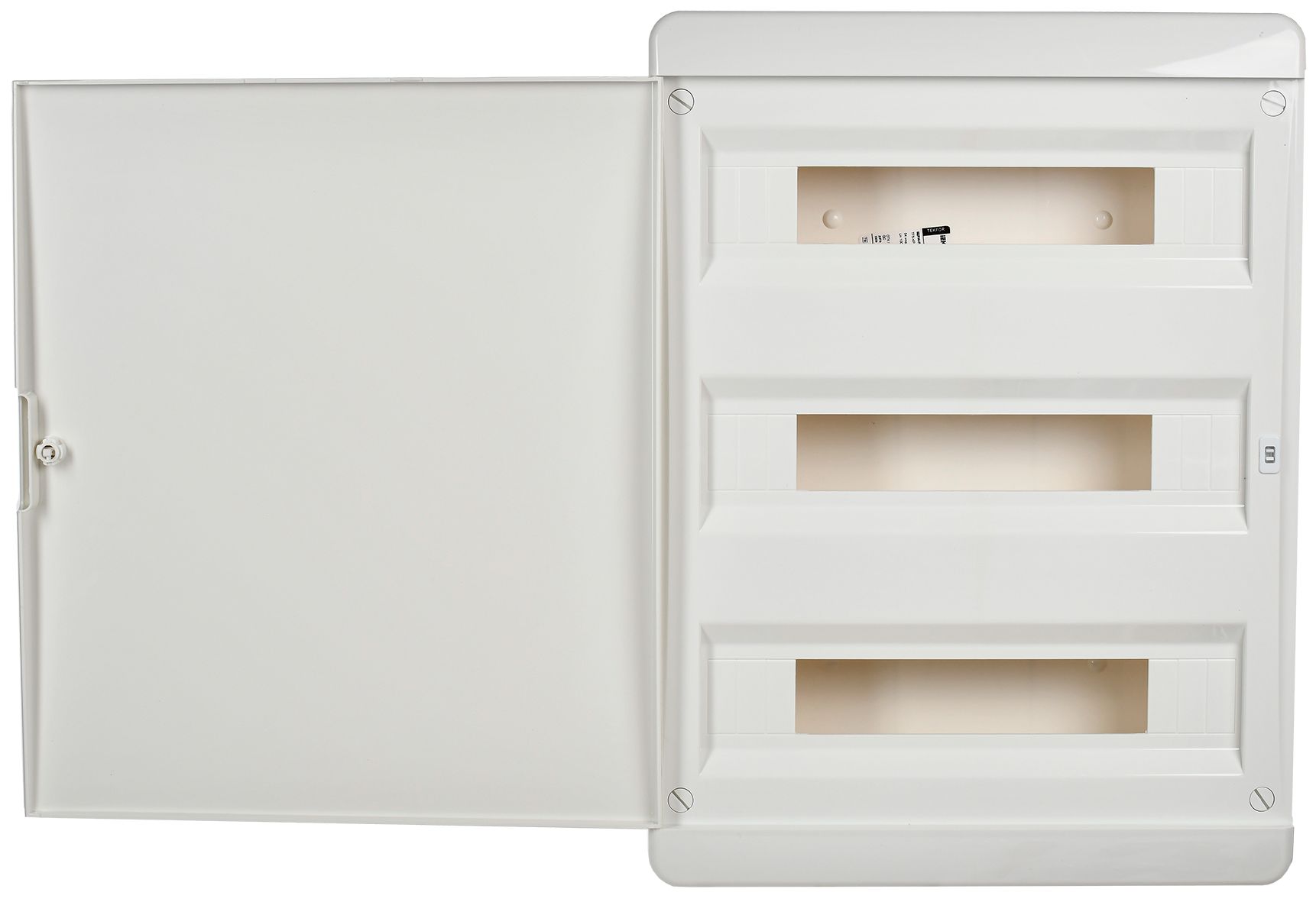 TEKFOR Корпус пластиковый ЩРН-П-54 IP41 белая дверь IEK