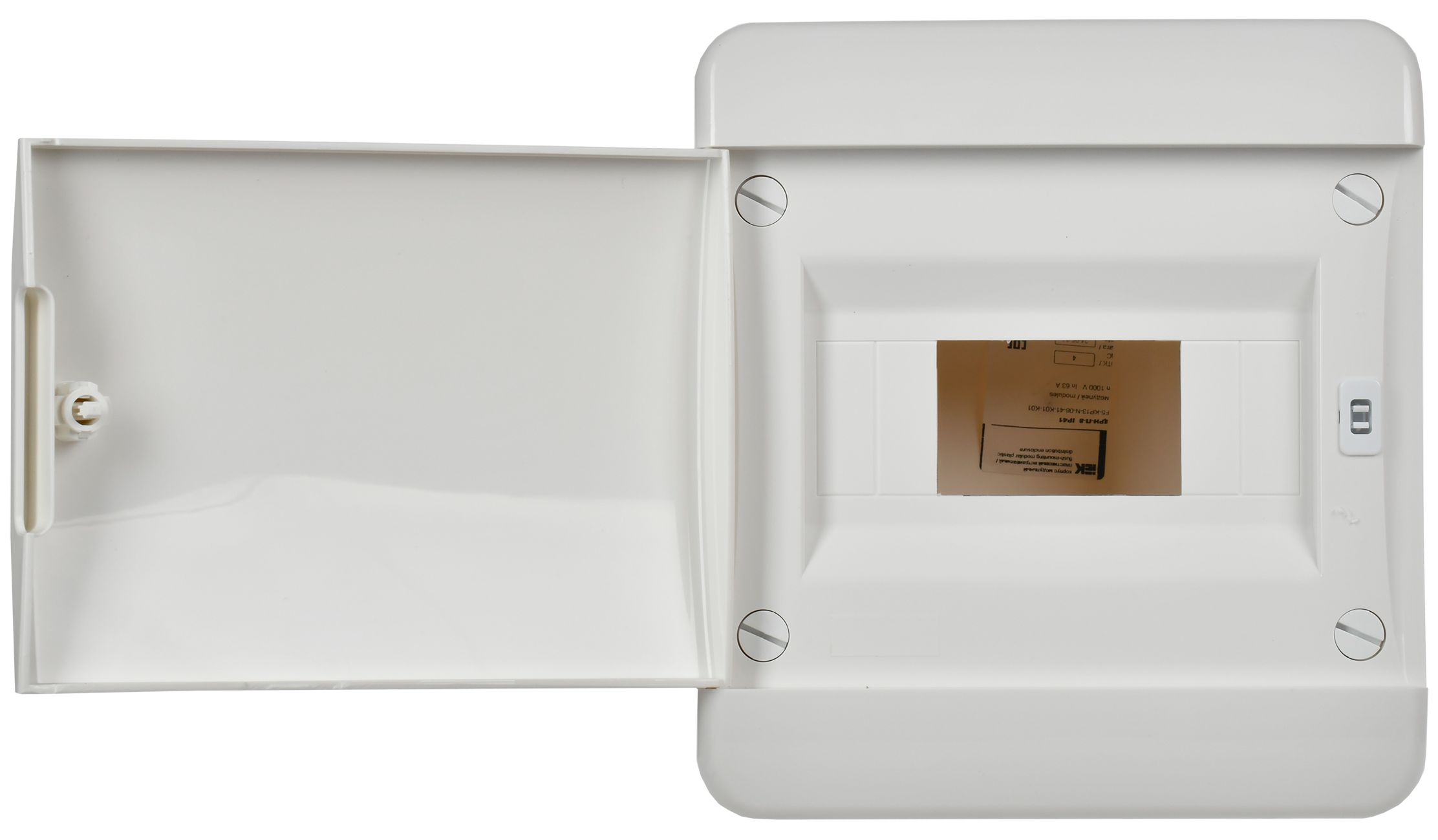 TEKFOR Корпус пластиковый ЩРН-П-8 IP41 белая дверь IEK