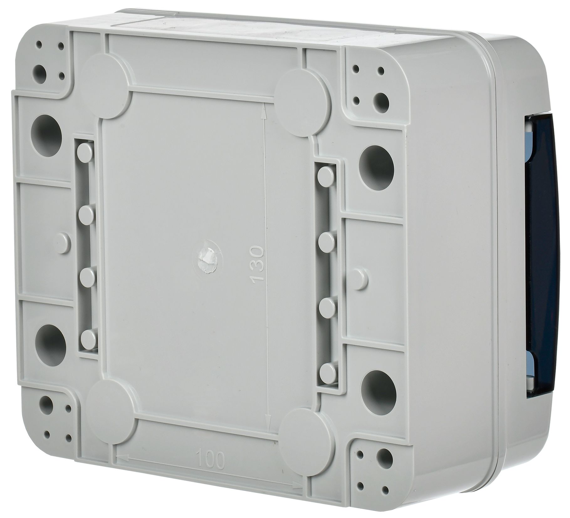 TEKFOR Корпус пластиковый КМПн-8 IP65 черная прозрачная дверь IEK