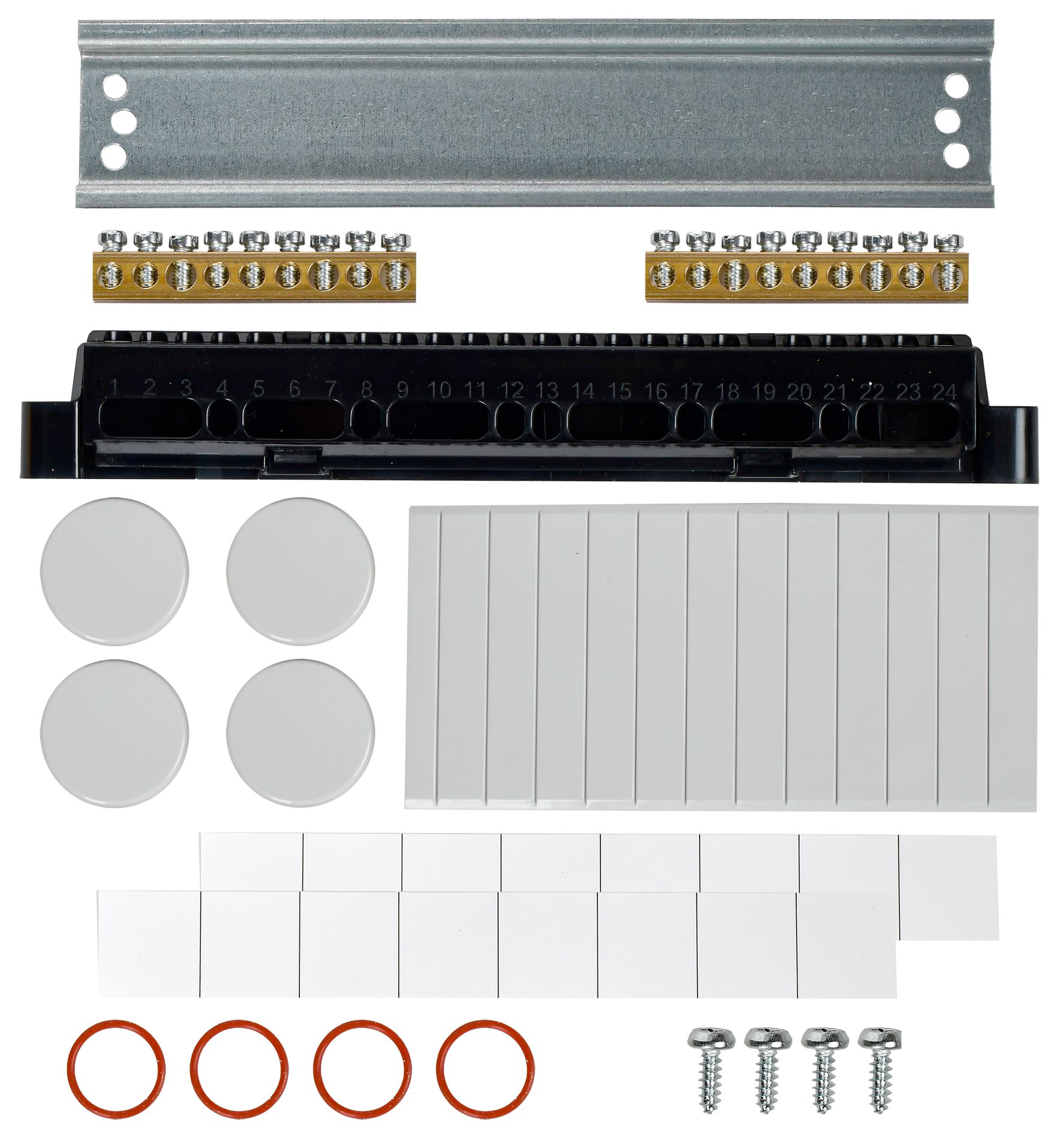 TEKFOR Корпус пластиковый КМПн-8 IP65 черная прозрачная дверь IEK