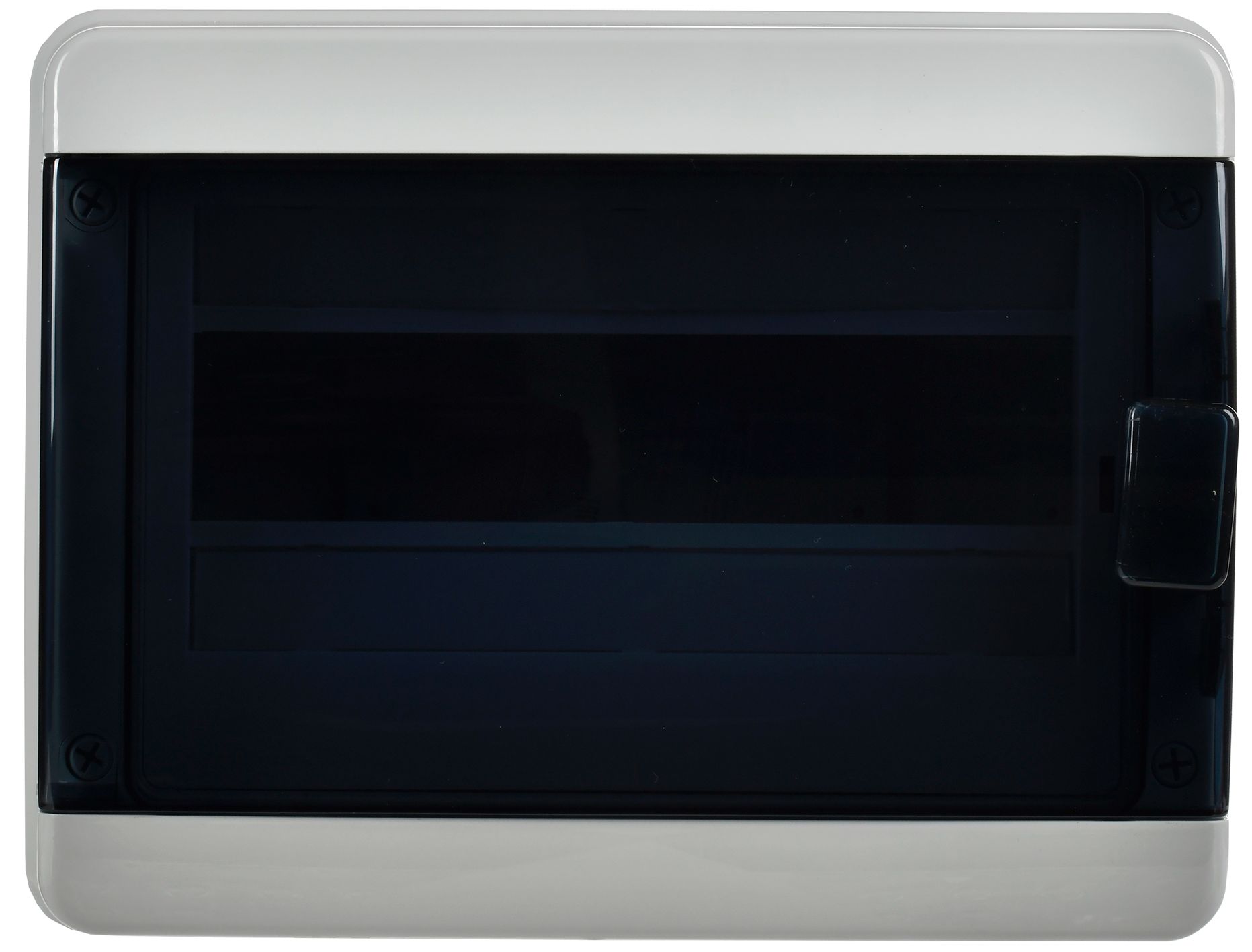 TEKFOR Корпус пластиковый КМПн-12 IP65 черная прозрачная дверь IEK