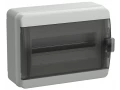 TEKFOR Корпус пластиковый КМПн-12 IP65 черная прозрачная дверь IEK
