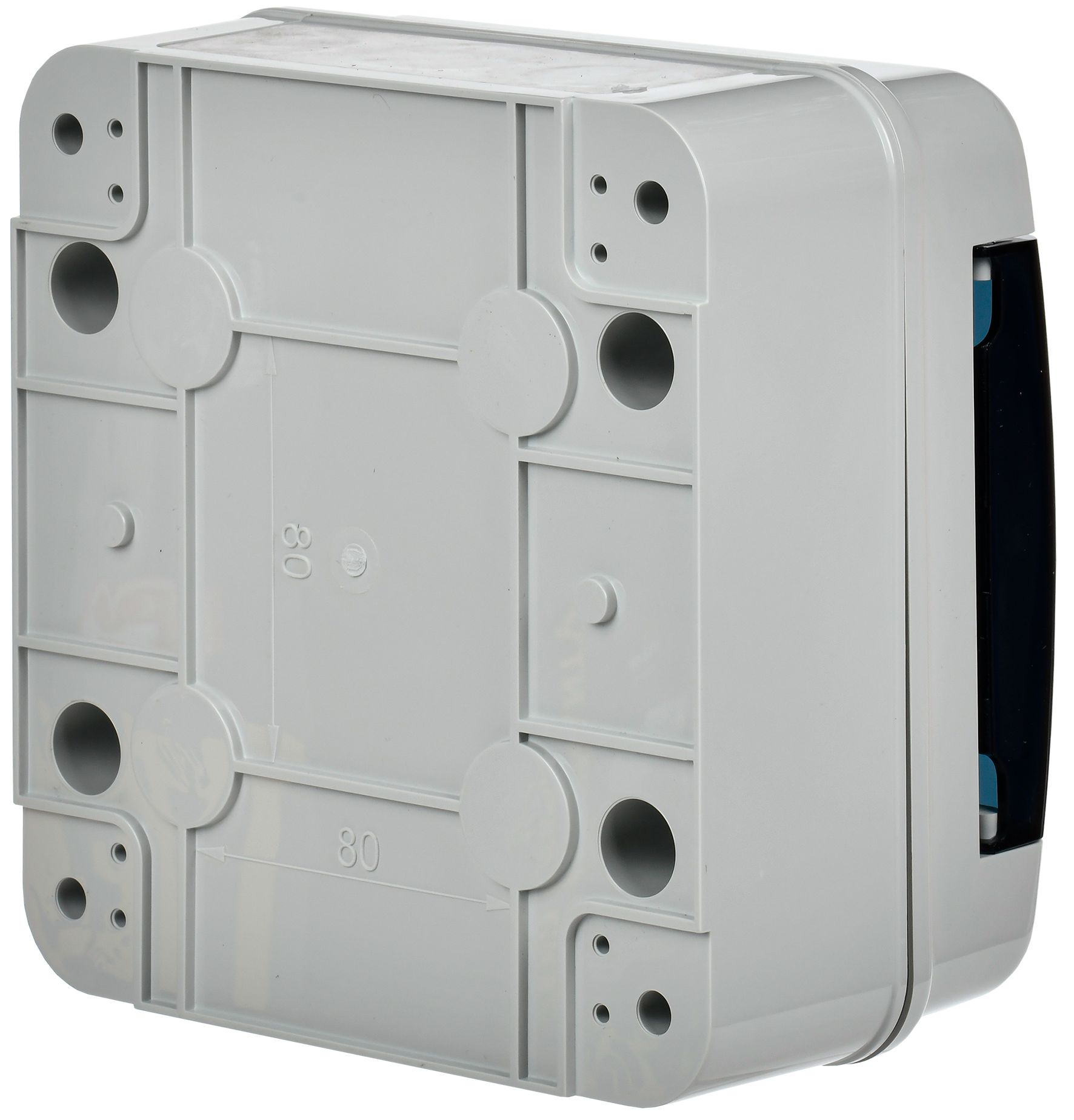 TEKFOR Корпус пластиковый КМПн-6 IP65 черная прозрачная дверь IEK