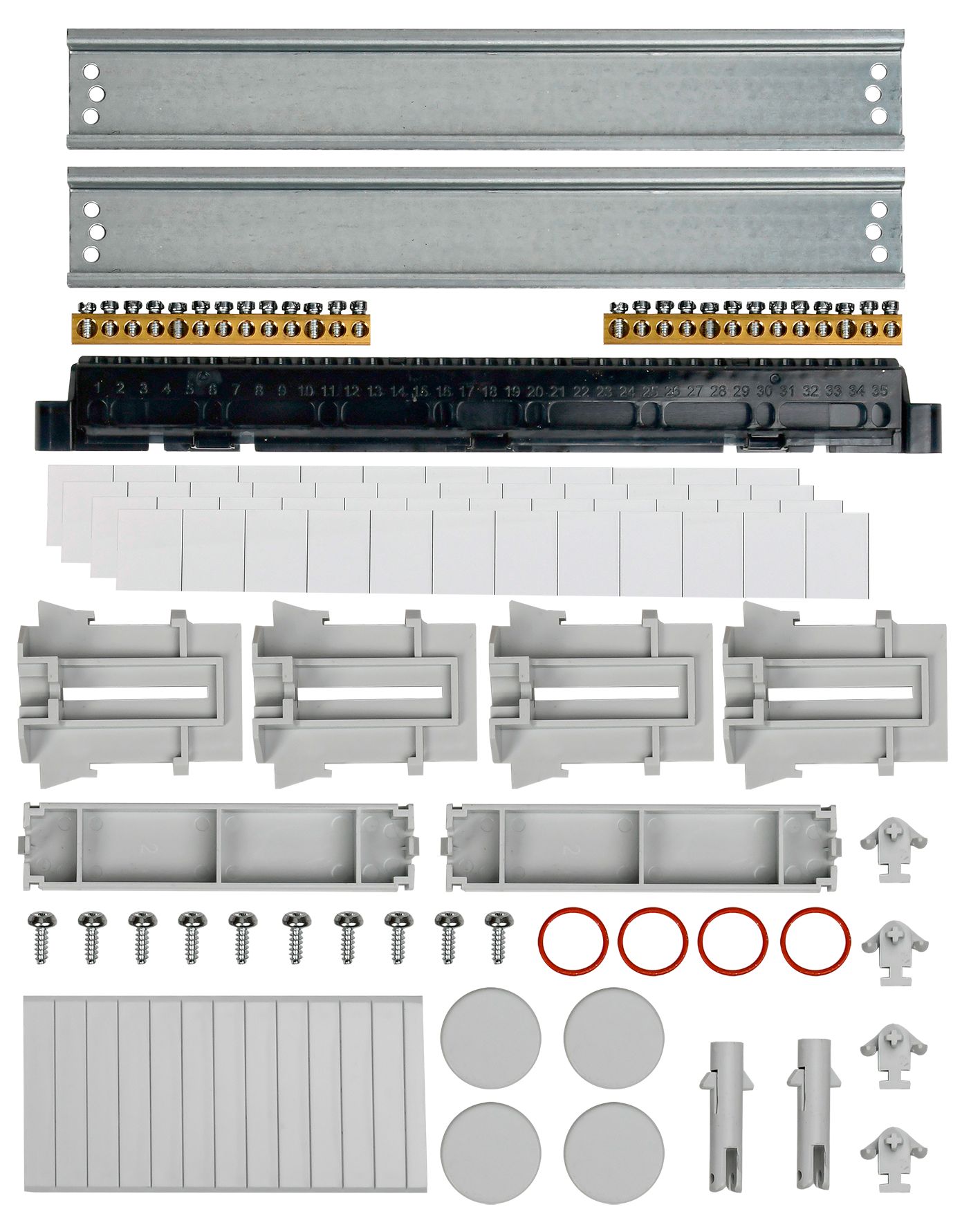 TEKFOR Корпус пластиковый КМПн-24 IP65 черная прозрачная дверь ИЭК