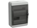 TEKFOR Корпус пластиковый КМПн-24 IP65 черная прозрачная дверь ИЭК