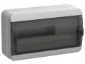 TEKFOR Корпус пластиковый КМПн-18 IP65 черная прозрачная дверь ИЭК
