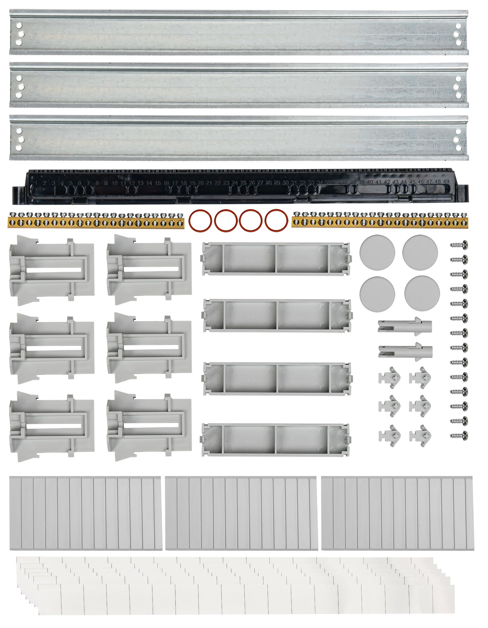 TEKFOR Корпус пластиковый КМПн-54 IP65 черная прозрачная дверь ИЭК