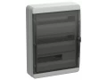 TEKFOR Корпус пластиковый КМПн-54 IP65 черная прозрачная дверь ИЭК