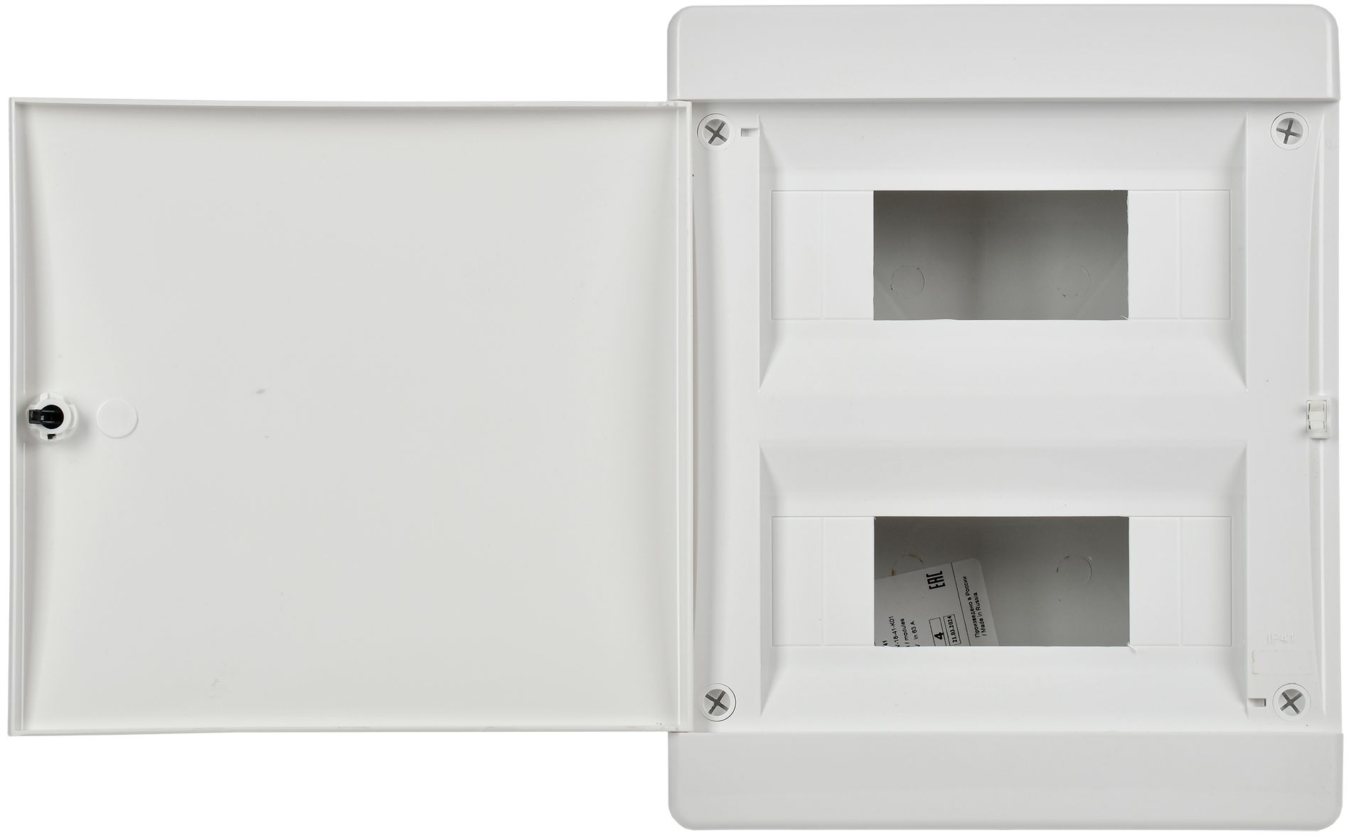 Корпус пластиковый ЩРВ-П-18 IP41 белая дверь UNION Compact ИЭК