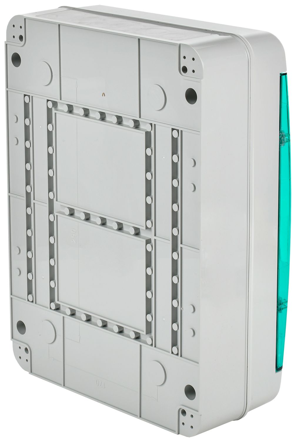 TEKFOR Корпус пластиковый КМПн-24 IP65 зеленая прозрачная дверь ИЭК