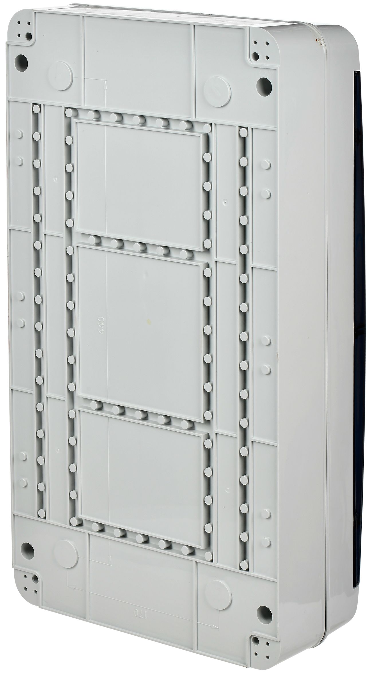 TEKFOR Корпус пластиковый КМПн-36 IP65 черная прозрачная дверь ИЭК