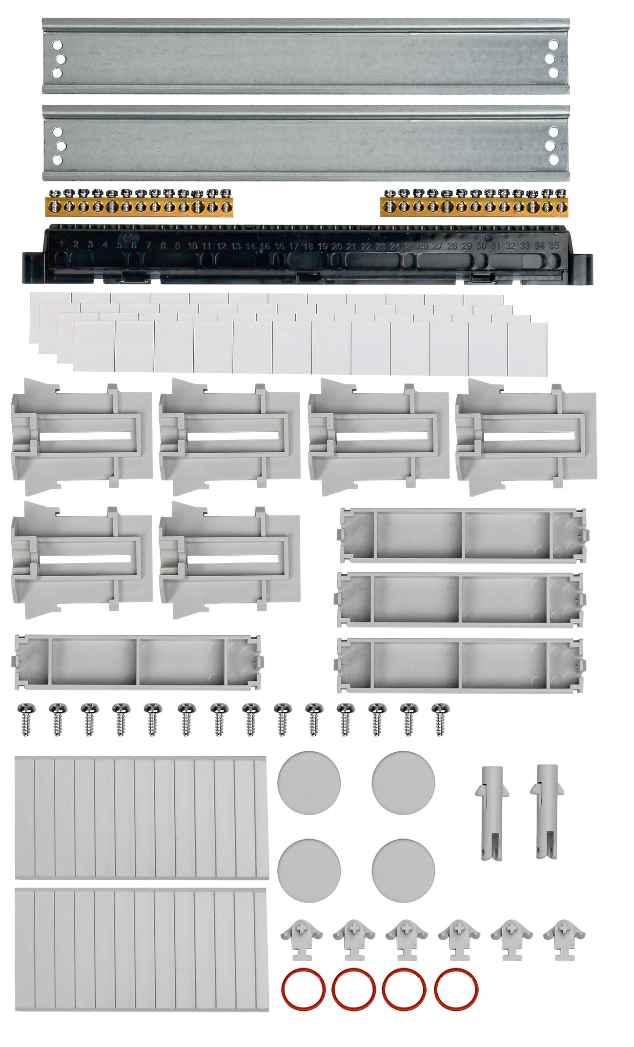 TEKFOR Корпус пластиковый КМПн-36 IP65 черная прозрачная дверь ИЭК