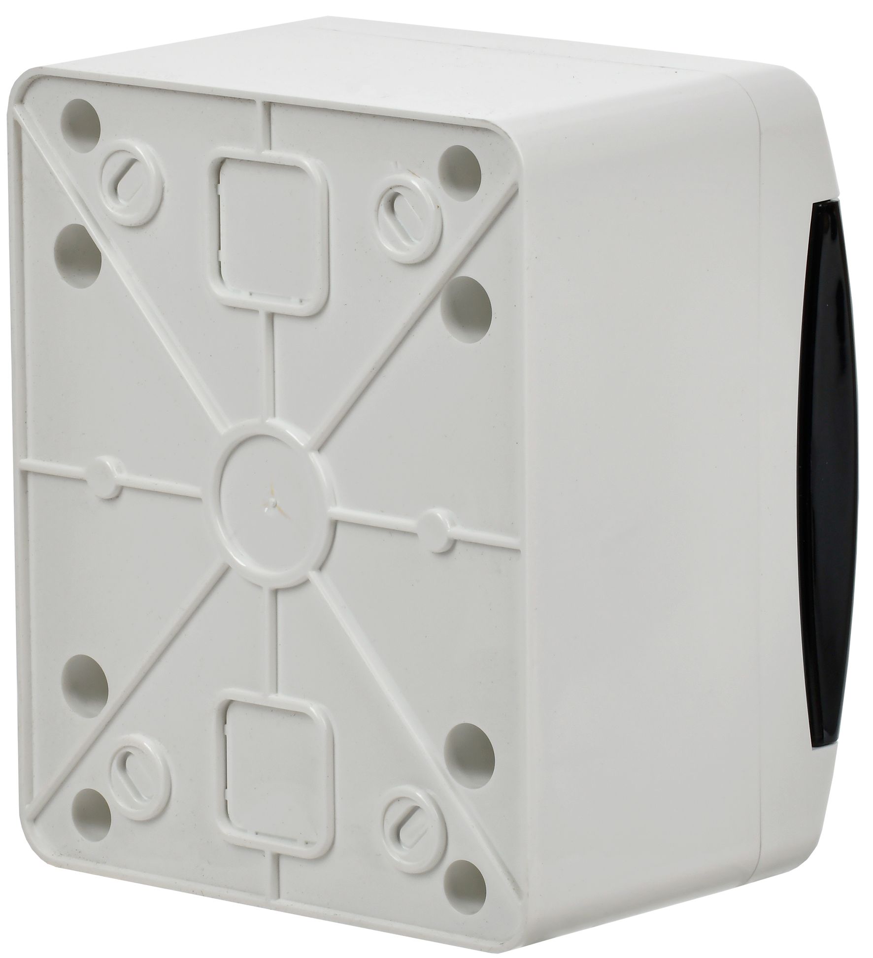 UNION Compact Корпус пластиковый ЩРН-П-4 IP41 черная прозрачная дверь IEK