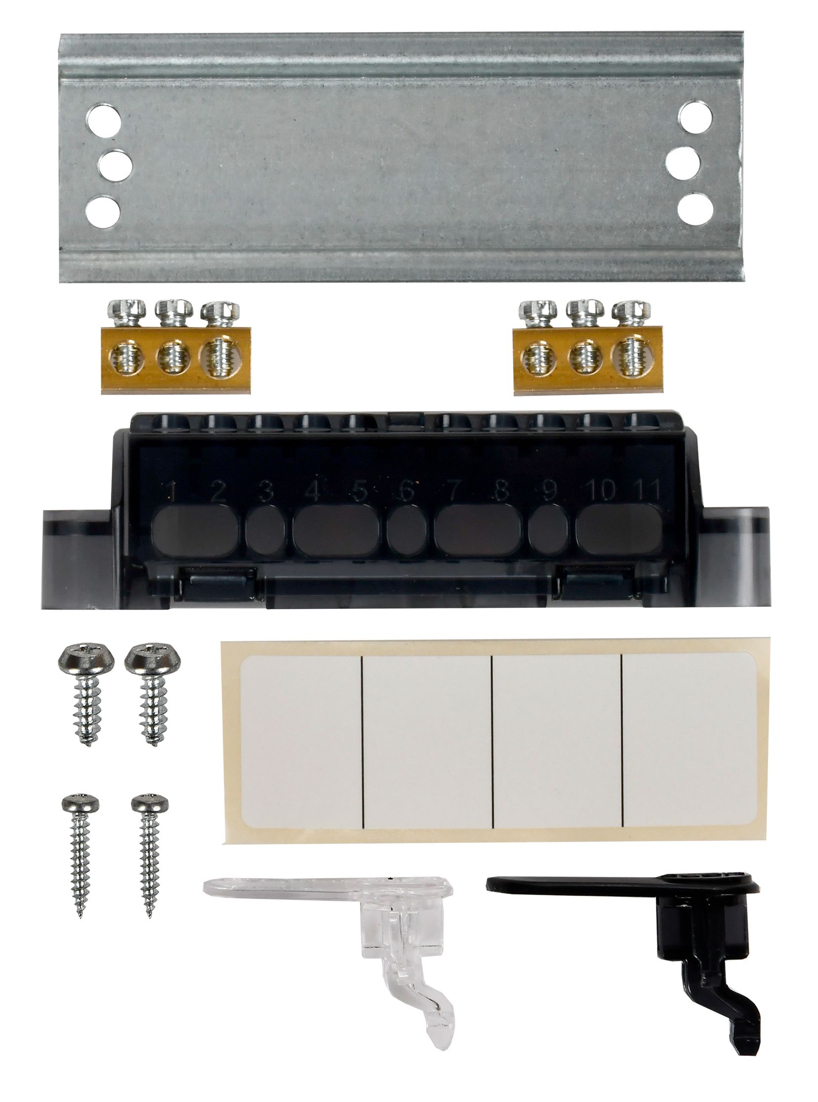 UNION Compact Корпус пластиковый ЩРН-П-4 IP41 черная прозрачная дверь IEK
