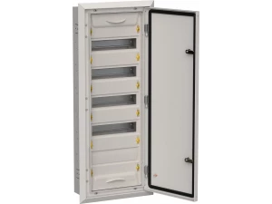 TITAN 5 Корпус металлический ЩРв-60 (1х60) 880х365х130мм IP31 серый (одна дверь) IEK