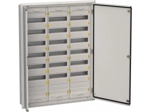 TITAN 5 Корпус металлический ЩРв-252 (3х84) 1130х885х130мм IP31 серый (две двери) IEK