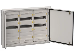 TITAN 5 Корпус металлический ЩРв-108 (3х36) 630х885х130мм IP31 серый (две двери) IEK