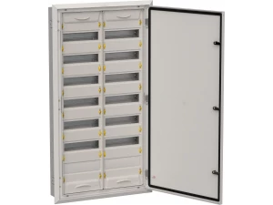 TITAN 5 Корпус металлический ЩРв-168 (2х84) 1130х625х130мм IP31 серый (одна дверь) IEK