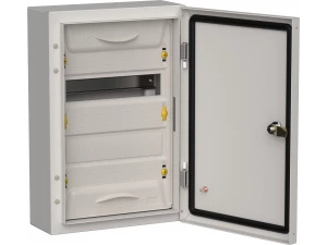 TITAN 5 Корпус металлический ЩРн-24 (1х24) 460х310х140мм IP54 серый (одна дверь) IEK