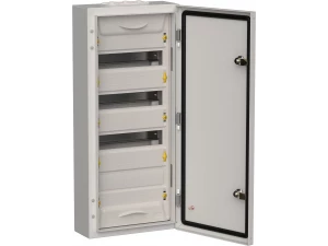 TITAN 5 Корпус металлический ЩРн-48 (1х48) 710*310*140мм IP54 серый (одна дверь) ИЭК