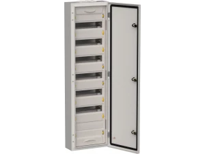 TITAN 5 Корпус металлический ЩРн-84 (1*84) 1085*310*140мм IP54 серый (одна дверь) ИЭК