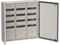 TITAN 5 Корпус металлический ЩРн-180 (3х60) 835х830х140мм IP54 серый (две двери) IEK