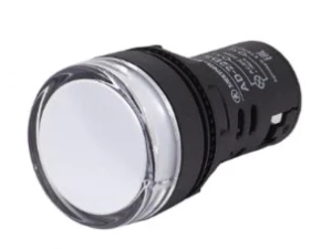 AD-22DS, белая, светодиодная матрица d=22мм, 220В AC/DC, IP65  (ЭТ)