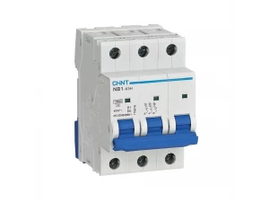 Автоматический выключатель NB1-63H 3P 32A 10кА характеристика D (CHINT) 179887