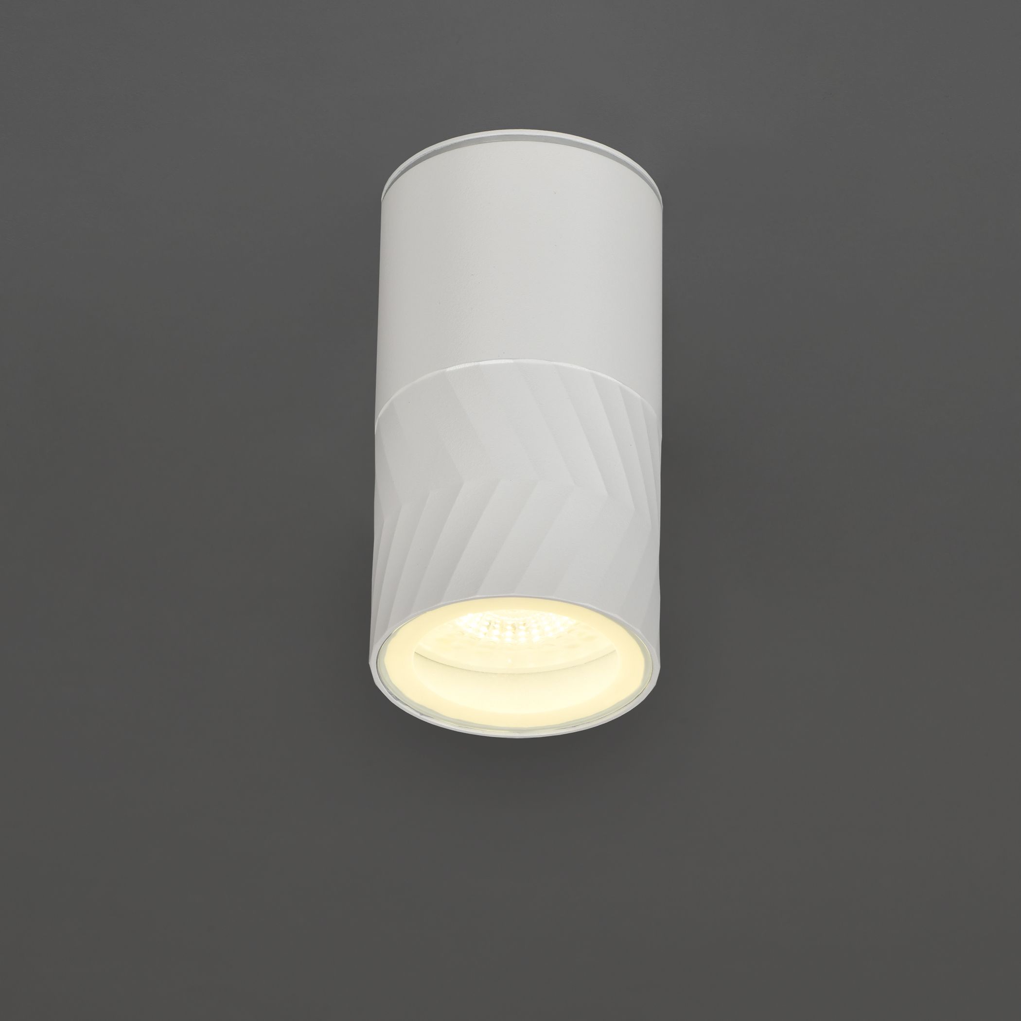 Светильник уличный 5110 потолочный под лампу GU10 IP65 белый IEK