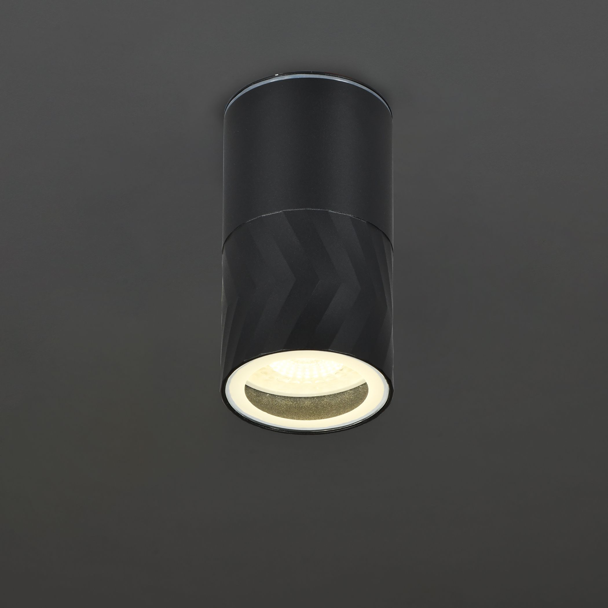 Светильник уличный 5110 потолочный под лампу GU10 IP65 черный IEK