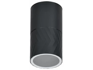 Светильник уличный 5110 потолочный под лампу GU10 IP65 черный IEK