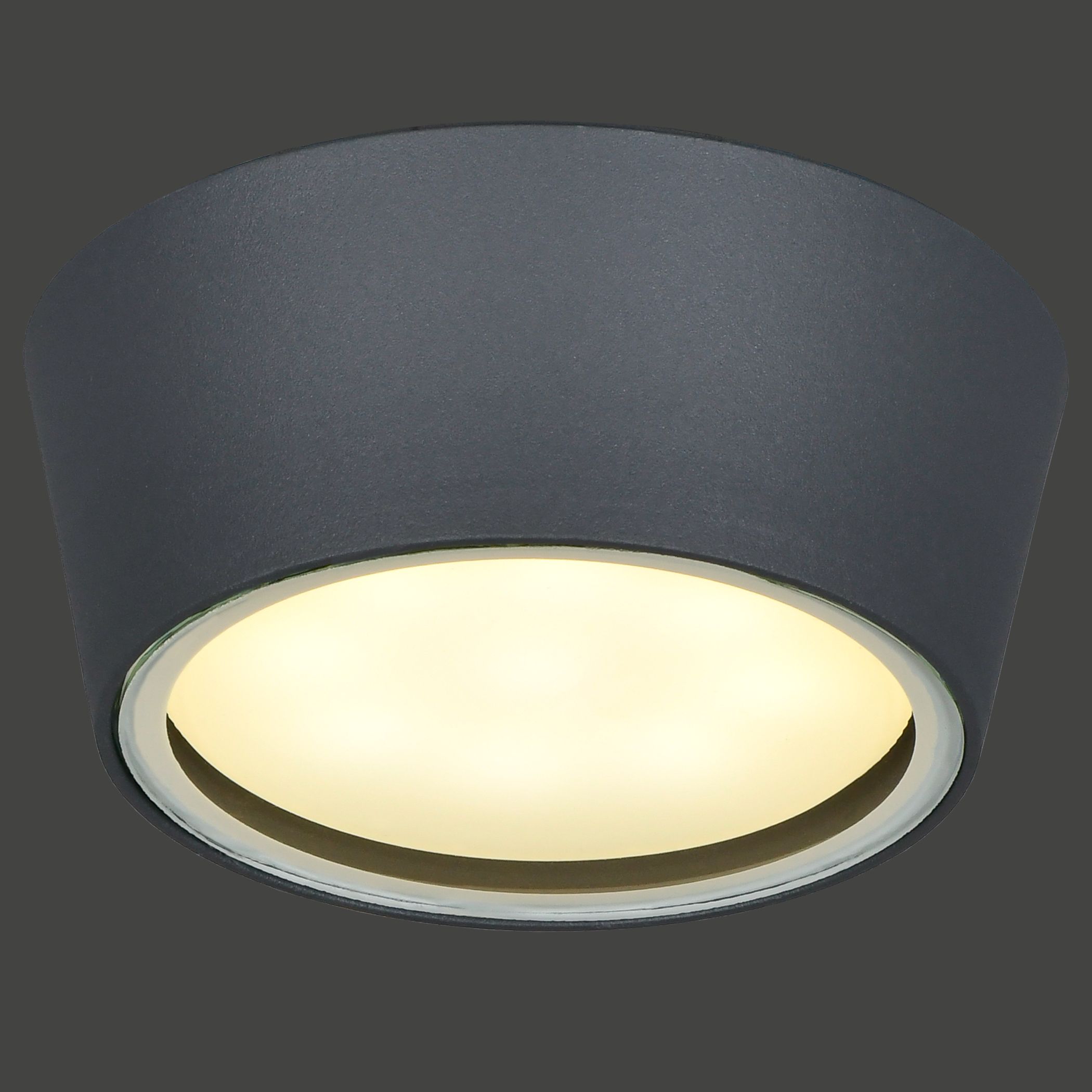 Светильник уличный 5104 потолочный под лампу GX53 IP65 серый IEK