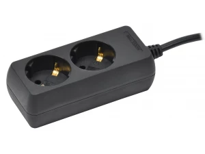 Удлинитель У02 2 места с заземлением 3м 3х1мм2 16А/250В черный IEK