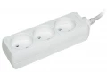 Удлинитель У3 3 места без заземления 1,5м 2х0,75мм2 10А/250В IEK