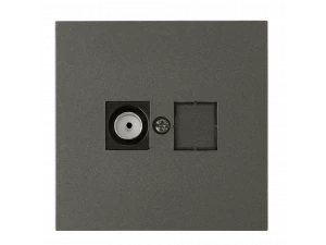 Розетка ТР-6641 мокко