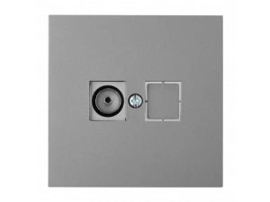 Розетка ТР-6641 титан