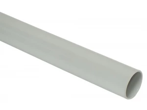 Труба гладкая жесткая ПВХ d=63мм серая 3м (15м/компл) IEK