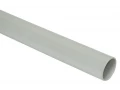 Труба гладкая жесткая ПВХ d=63мм серая 3м (15м/компл) IEK