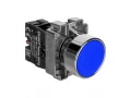 Кнопка управления NP2-BA65 без подсветки синяя 1HЗ+1HO IP40 (CHINT) 574371
