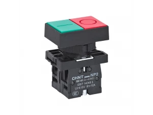 Кнопка управления Двойная кнопка 'Пуск-Стоп' NP2-EL8325 1НО+1НЗ AC230В IP40 (R) CHINT 574114