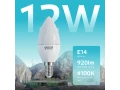 Лампа Gauss Elementary Свеча 12W 920lm 4100K Е14 LED 1/10/100
