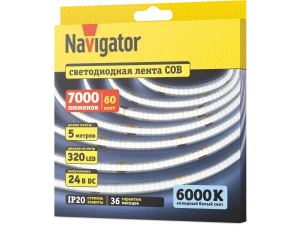Лента СД NLS-COBCW320-12-IP20-24V 5м 95 315 Navigator