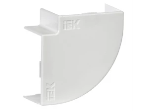 Поворот на 90 гр. КМП 60x40 белый (4 шт./комп.) ИЭК